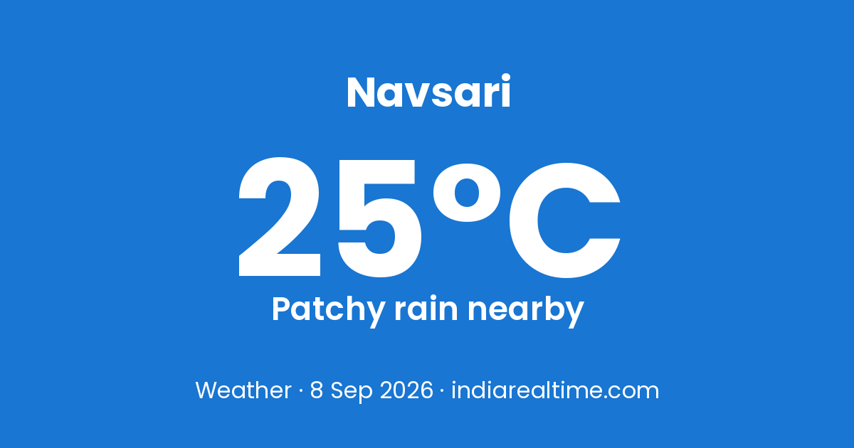 Live Navsari Weather Today 25 C live-navsari-weather-today-25-c
